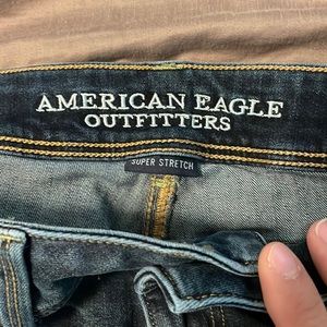 American Eagle low ride- kick-boot jeans